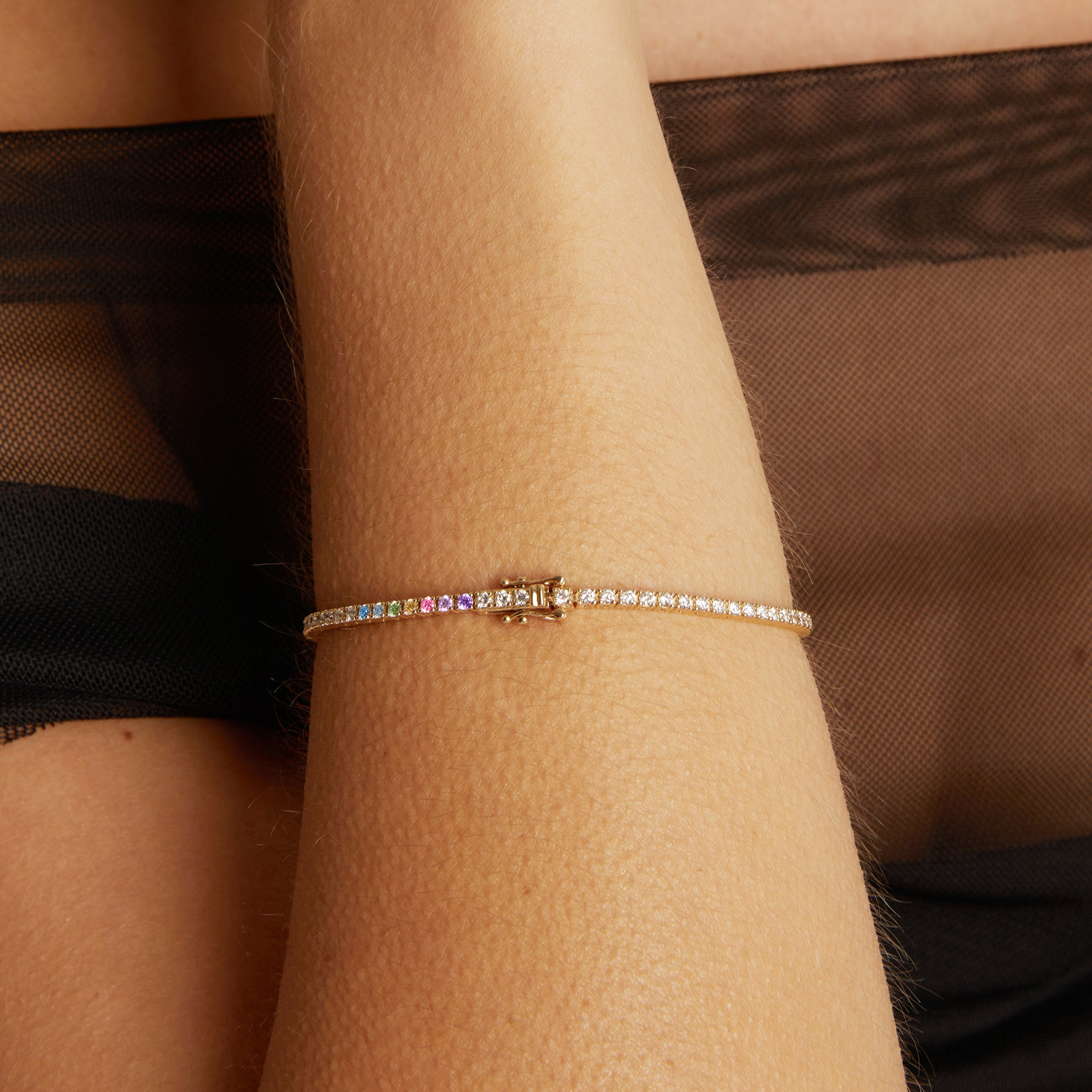 Personalized Lab Grown Diamond Tennis Bracelet