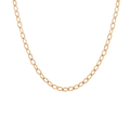 Link Chain Necklace Stainless Steel Yellow Gold 16in First