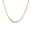 Halo Necklace Stainless Steel Yellow Gold 16in First