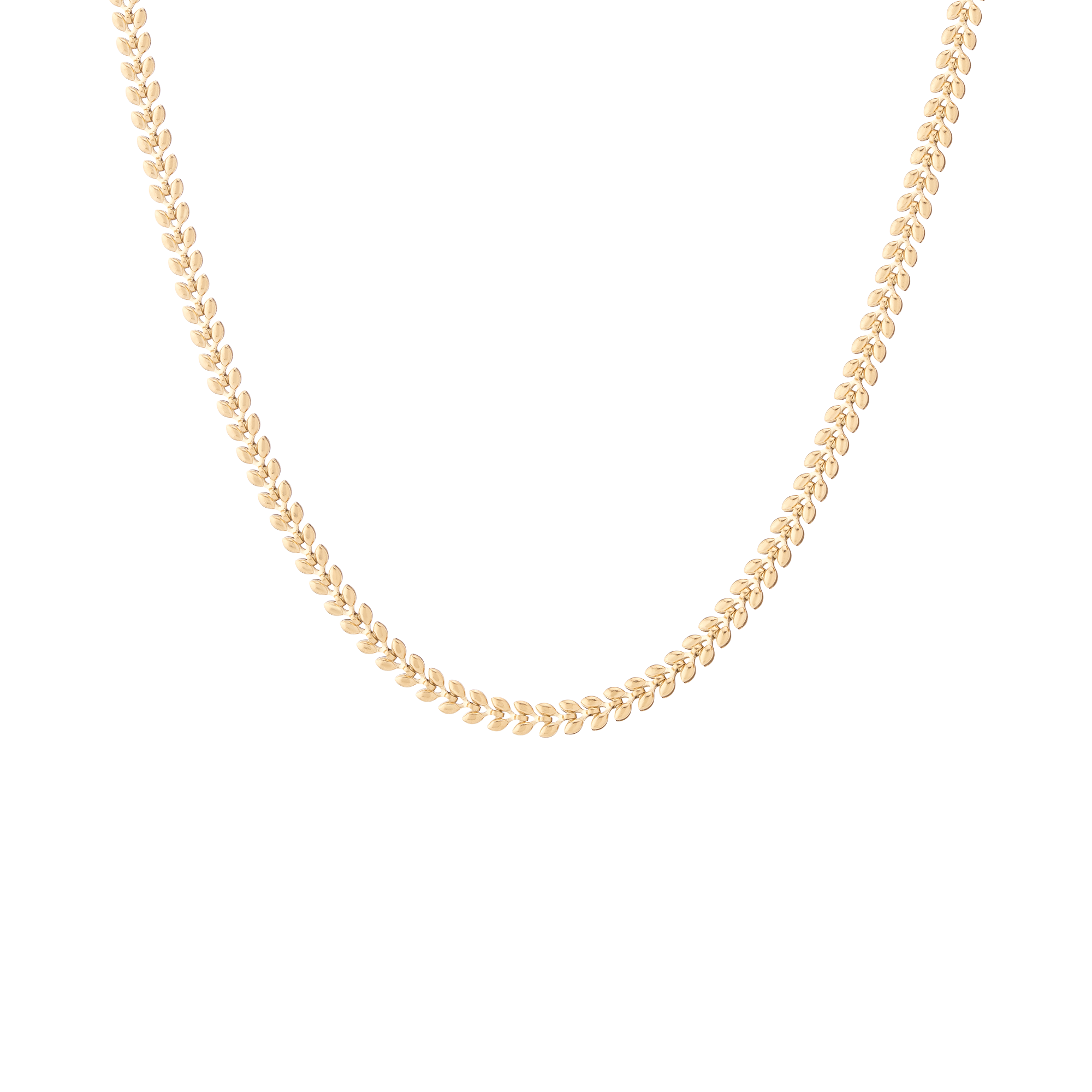 Delfina Necklace Stainless Steel Yellow Gold 16in First 