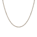 Black Rhodium Georgian Tennis Necklace