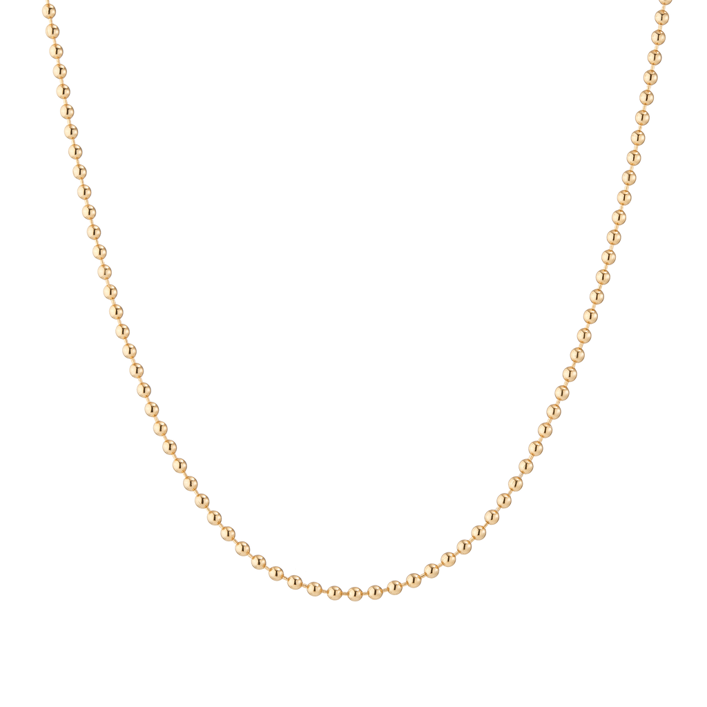 Gold Ball Chain Necklace