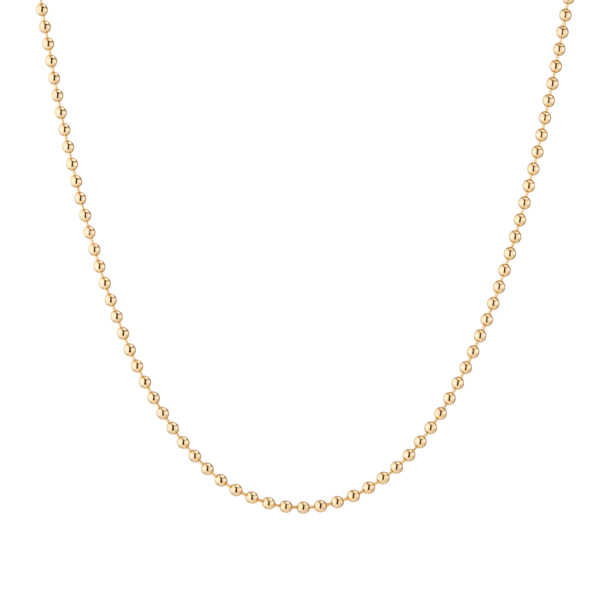 Gold Ball Chain Necklace