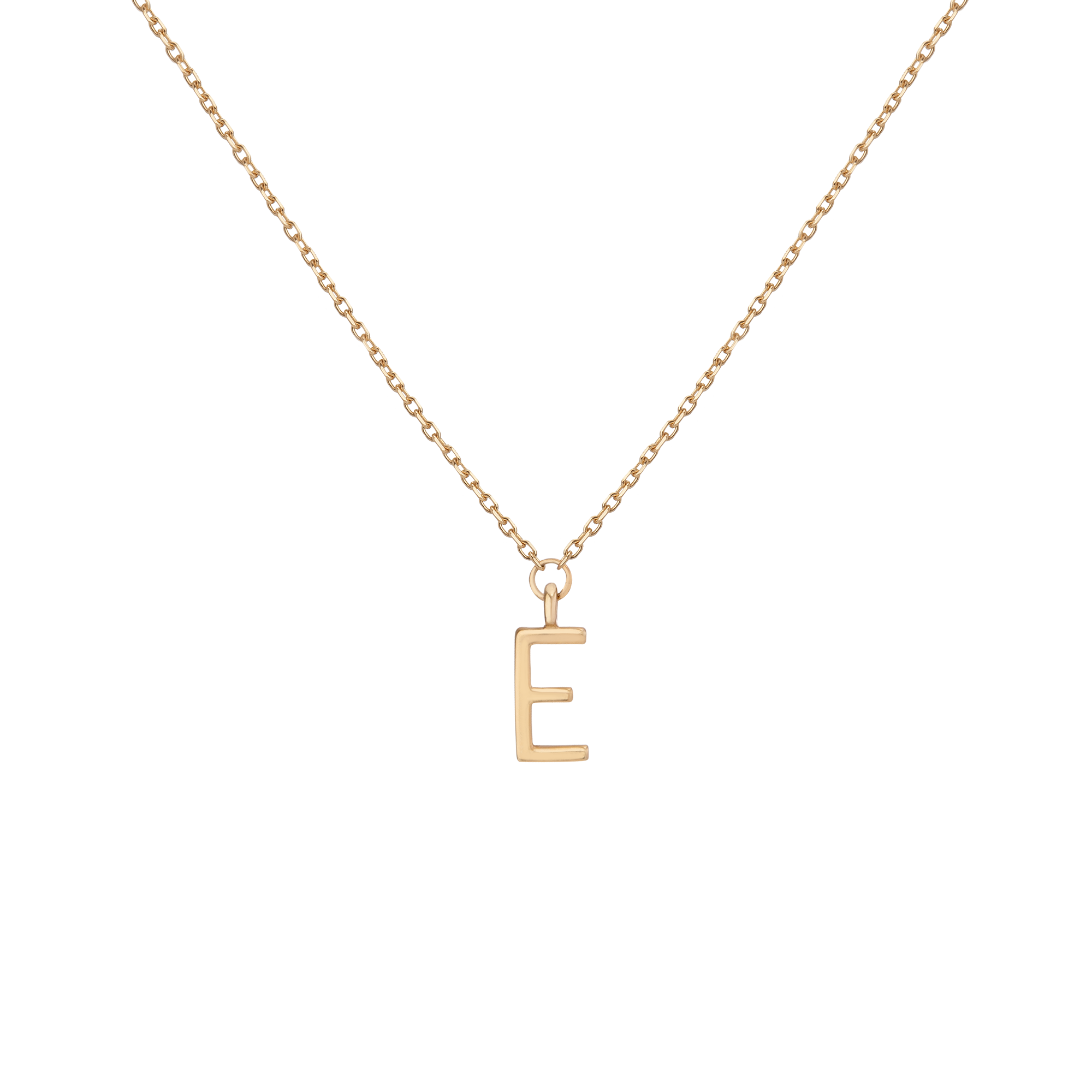 Gold Station Letter Necklace