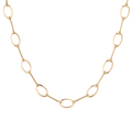 Polo Chain Necklace Vermeil Yellow Gold 16in 18in First