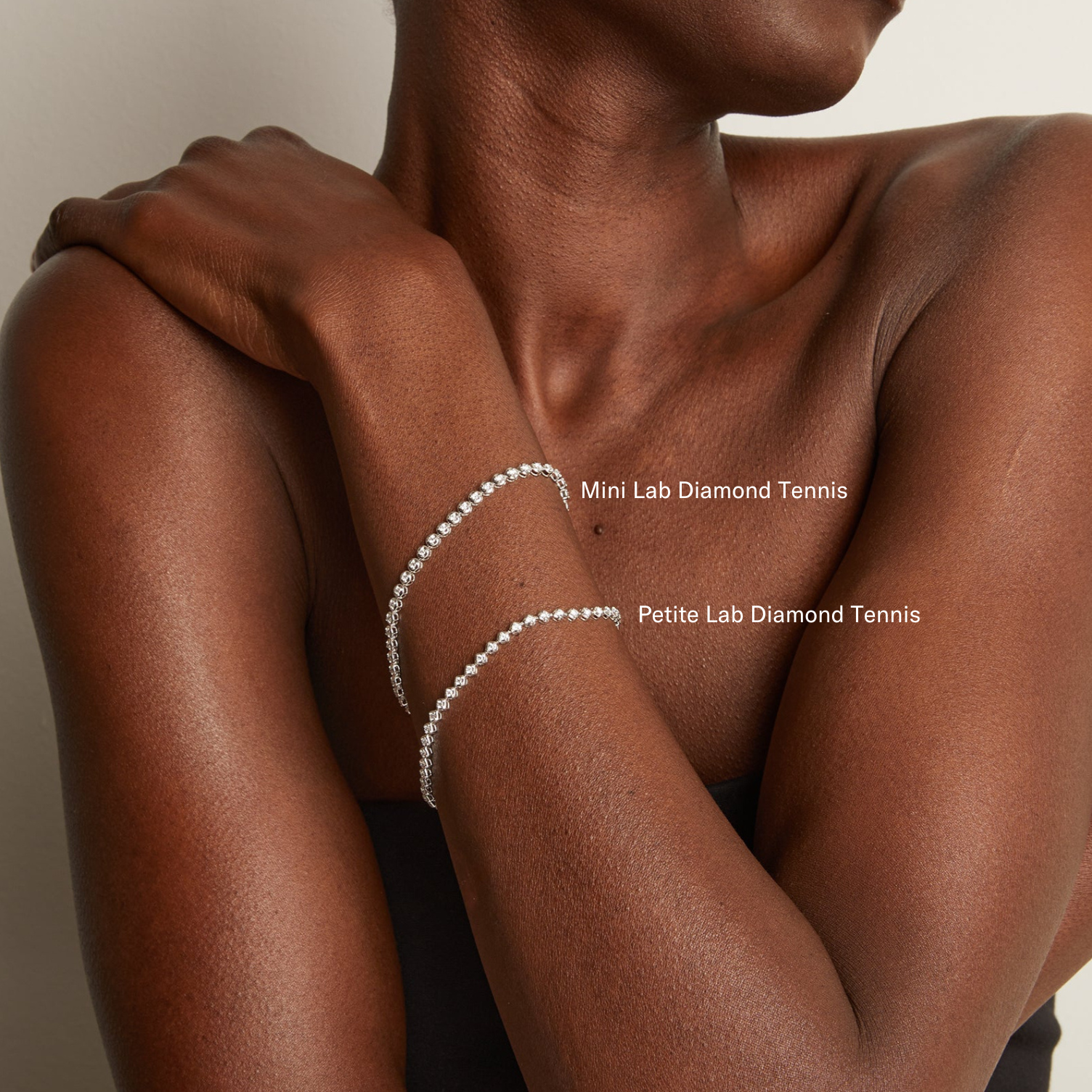 Mini Lab Grown Diamond Tennis Bracelet