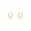 Small Endless Gold Hoop Earrings