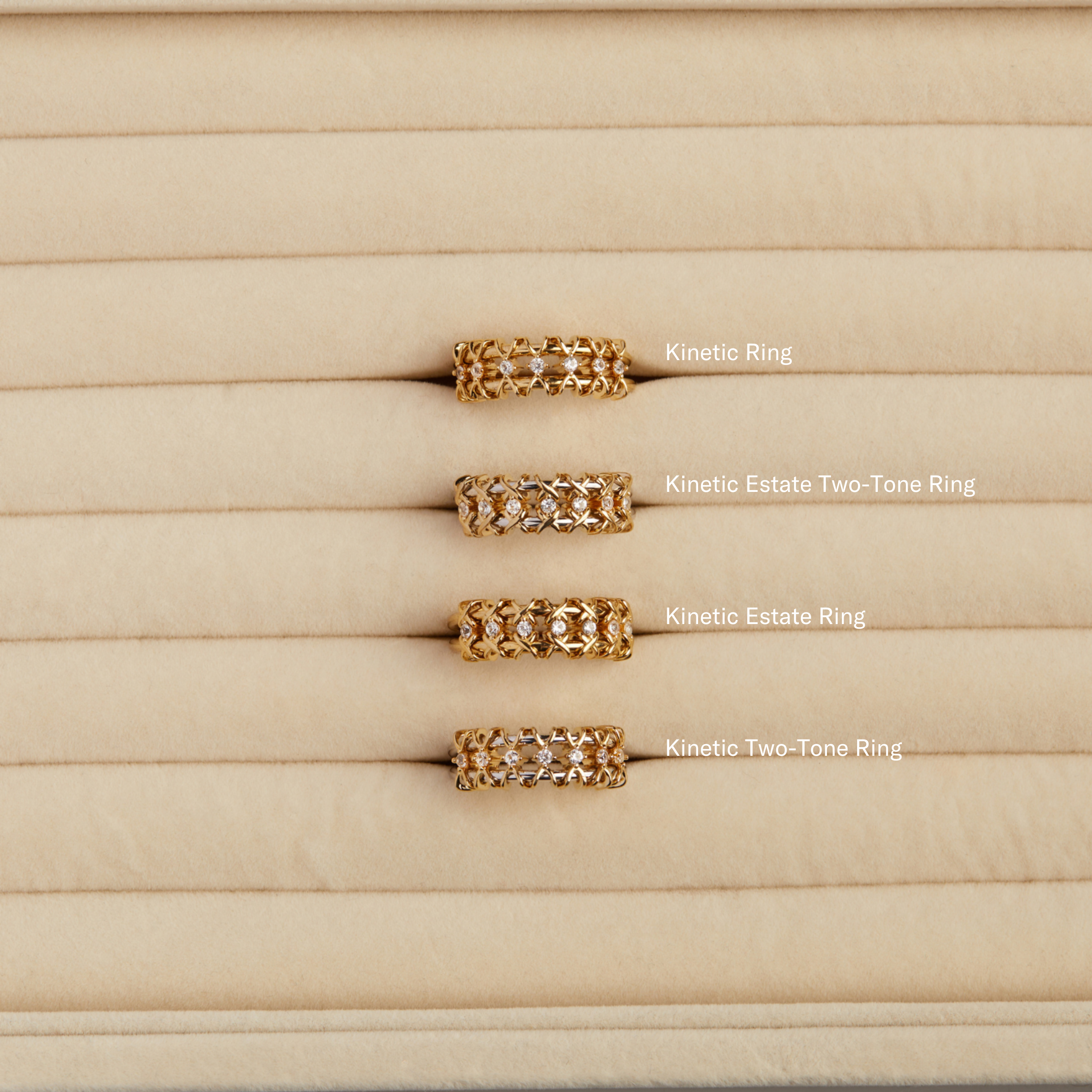 Kinetic Estate Two-Tone Ring
