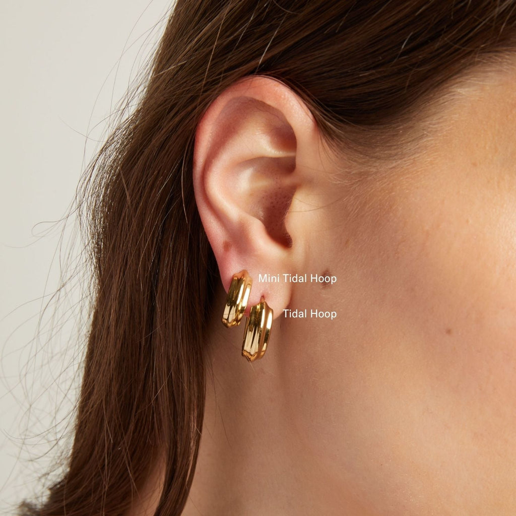 Mini Tidal Hoop Earrings