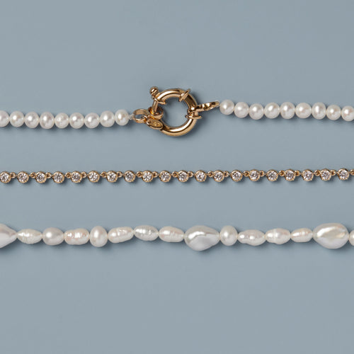 Baroque Pearl Choker Necklace