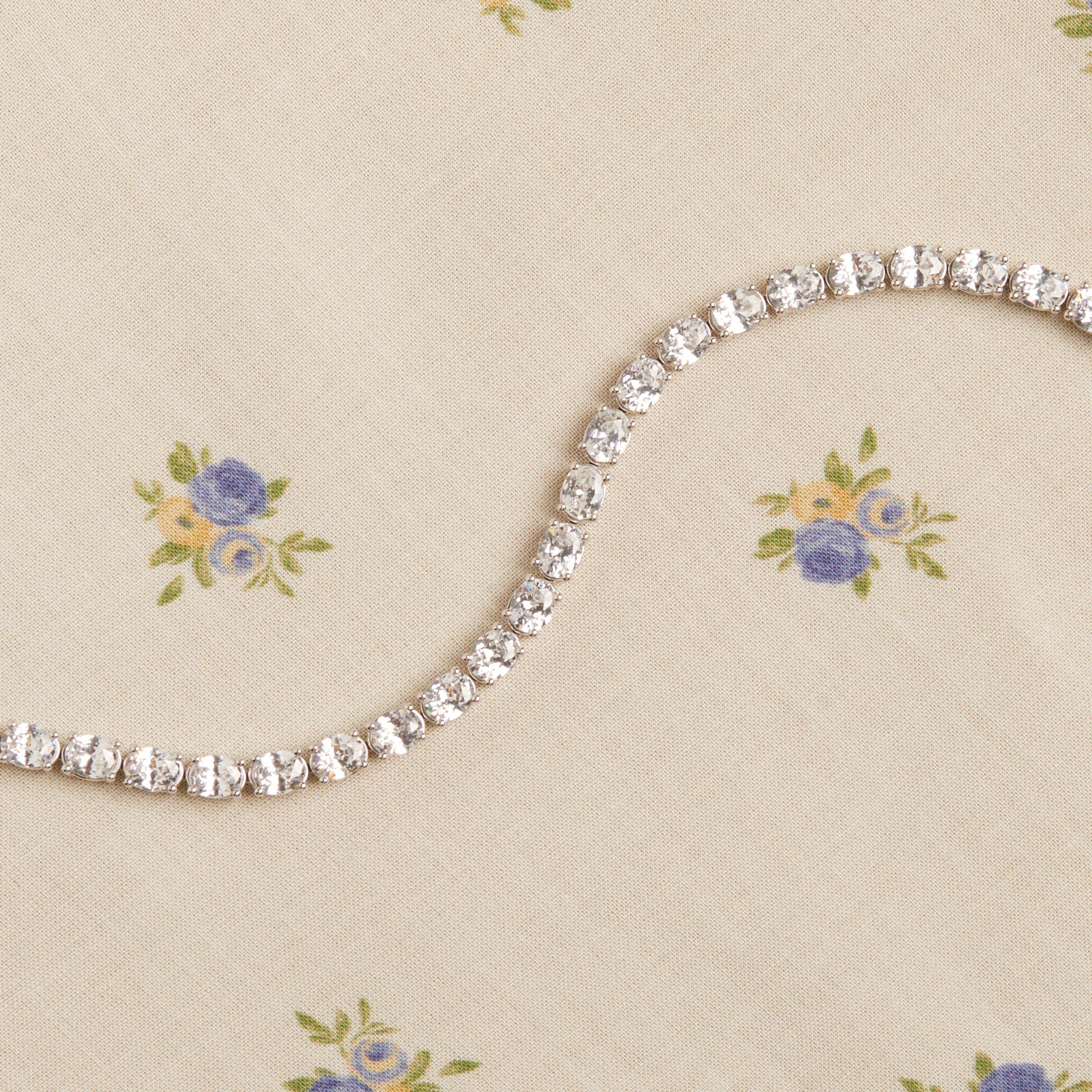 Lab Grown Diamond Oval Tennis Bracelet