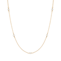 Organic Pearl Station Necklace