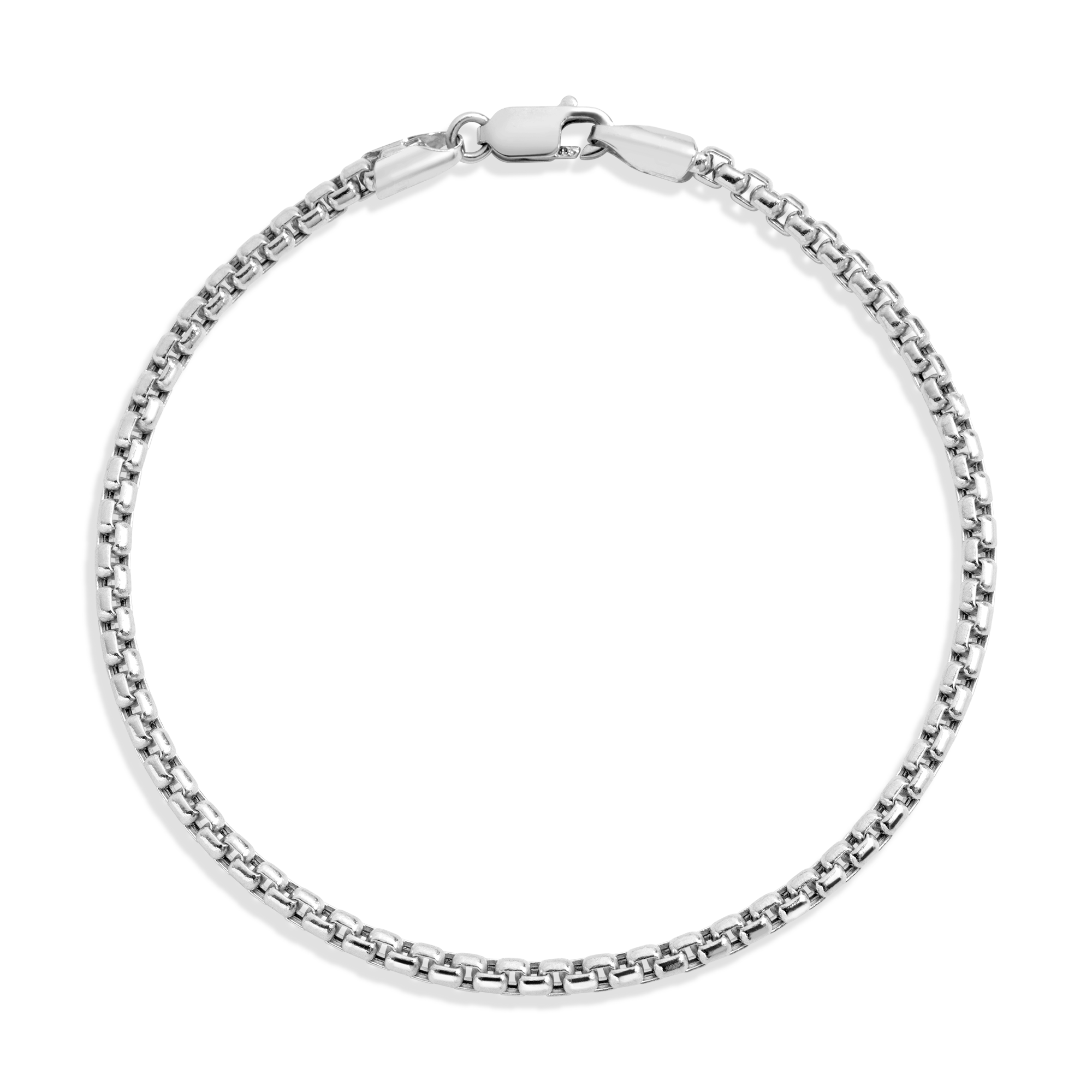 Round Box Chain Bracelet