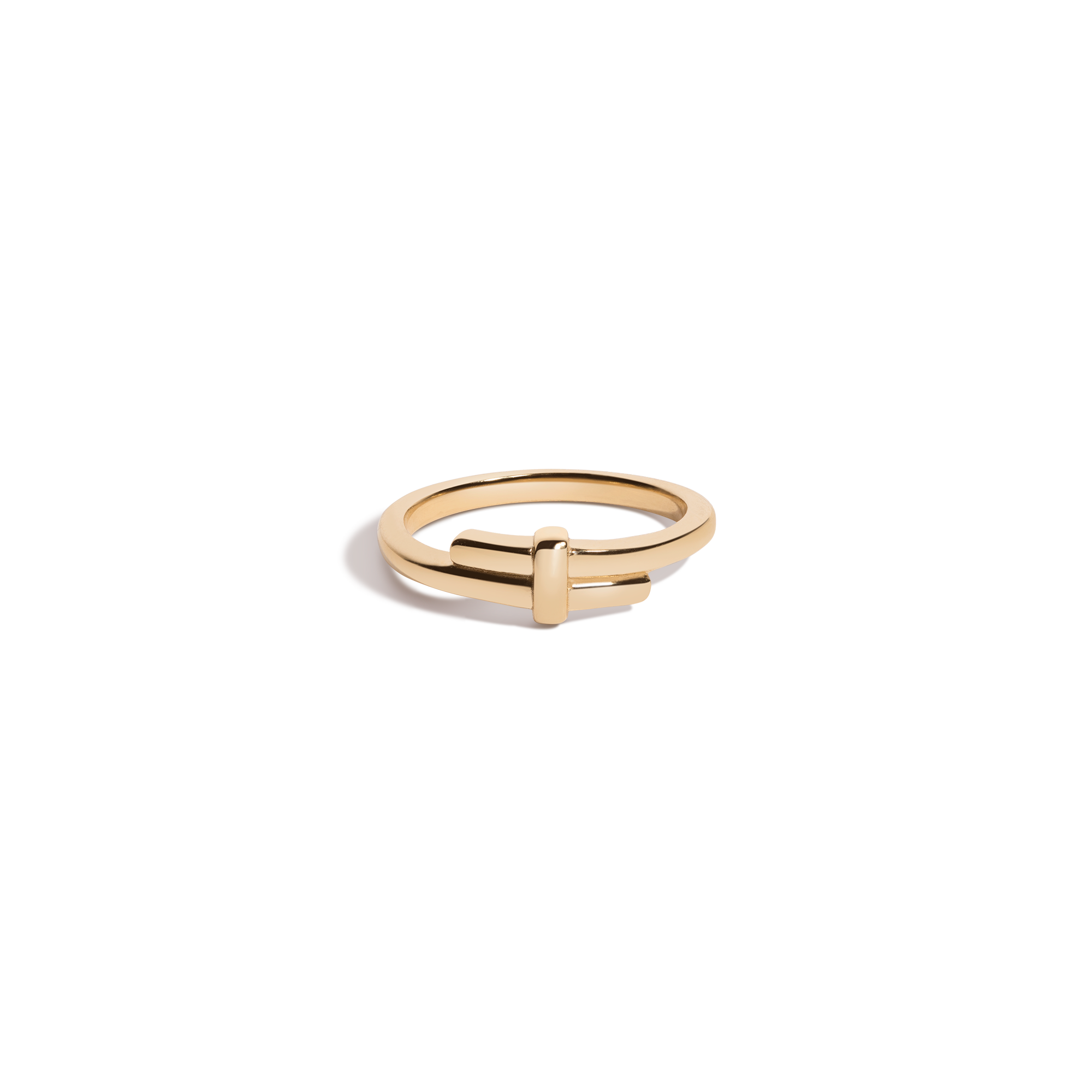 Crossover Ring Stainless Steel Yellow Gold First