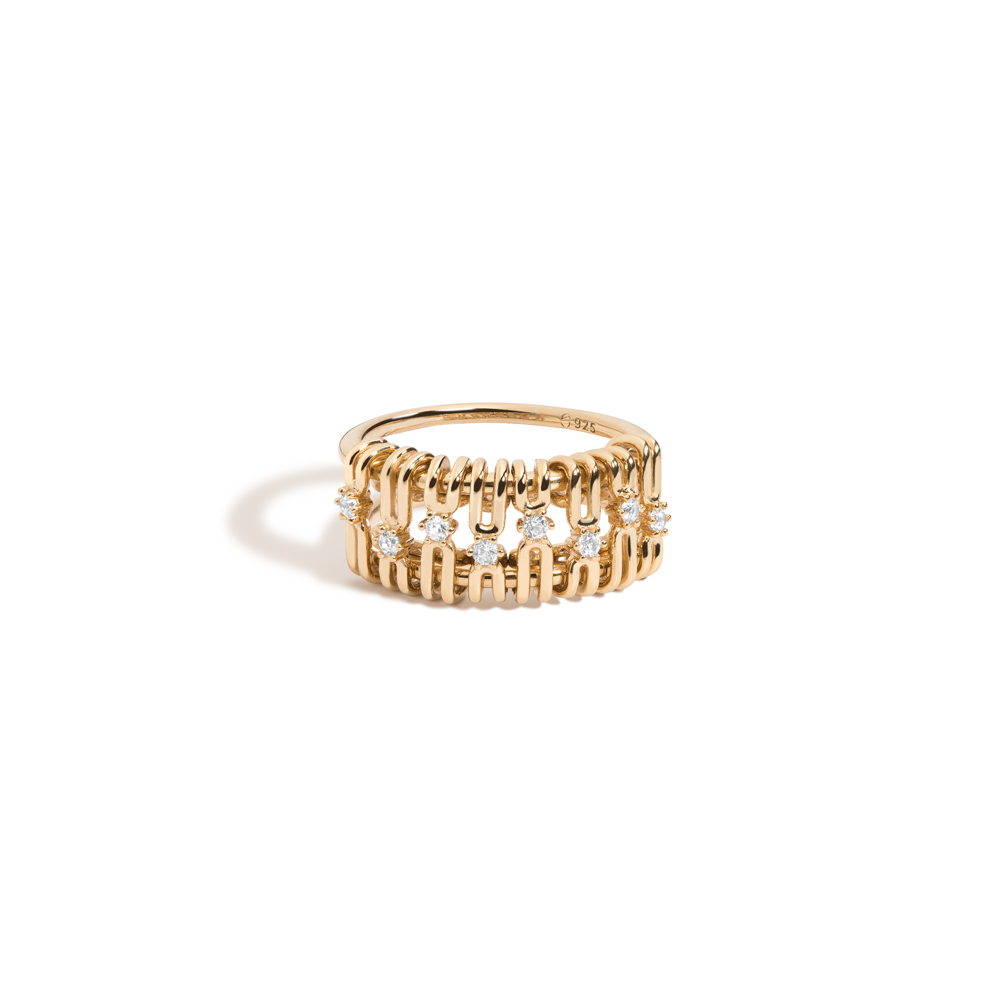 Aurate x Frye: Kinetic Spur Ring