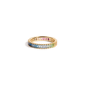 Ombré Rainbow Baguette Eternity Ring
