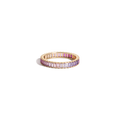 Pink Ombré Baguette Eternity Ring