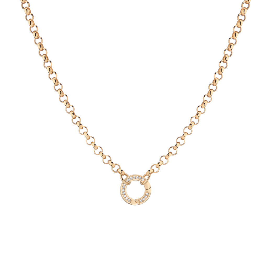 Rolo Chain Charm Necklace
