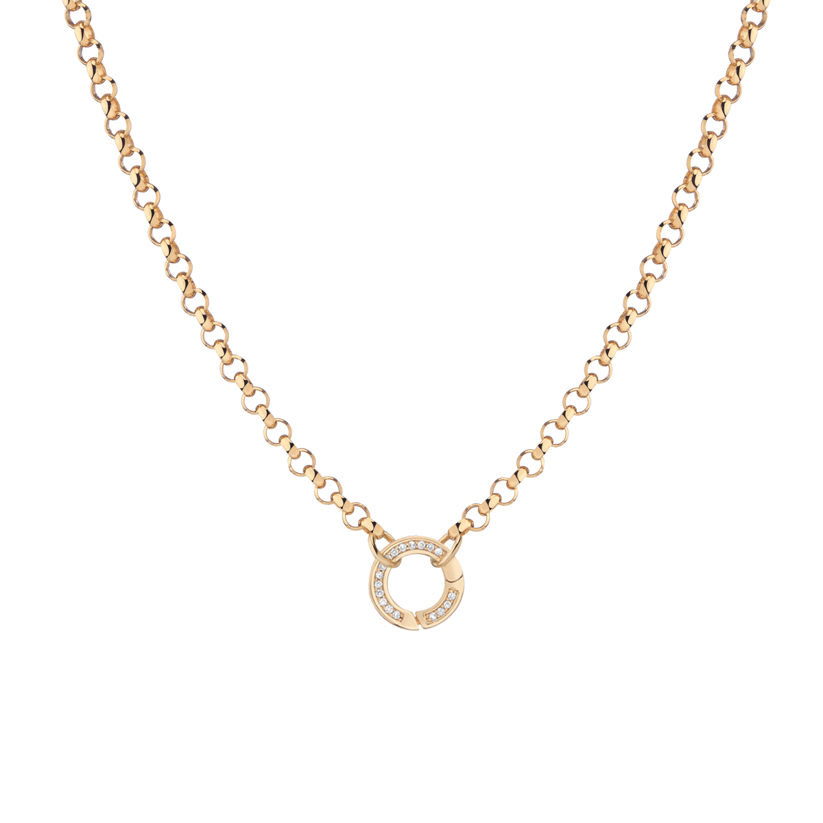 Rolo Chain Charm Necklace