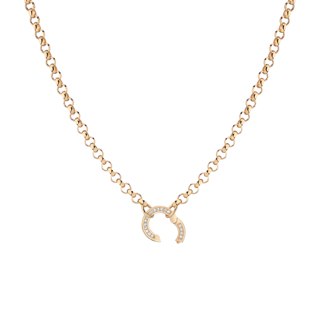 Rolo Chain Charm Necklace