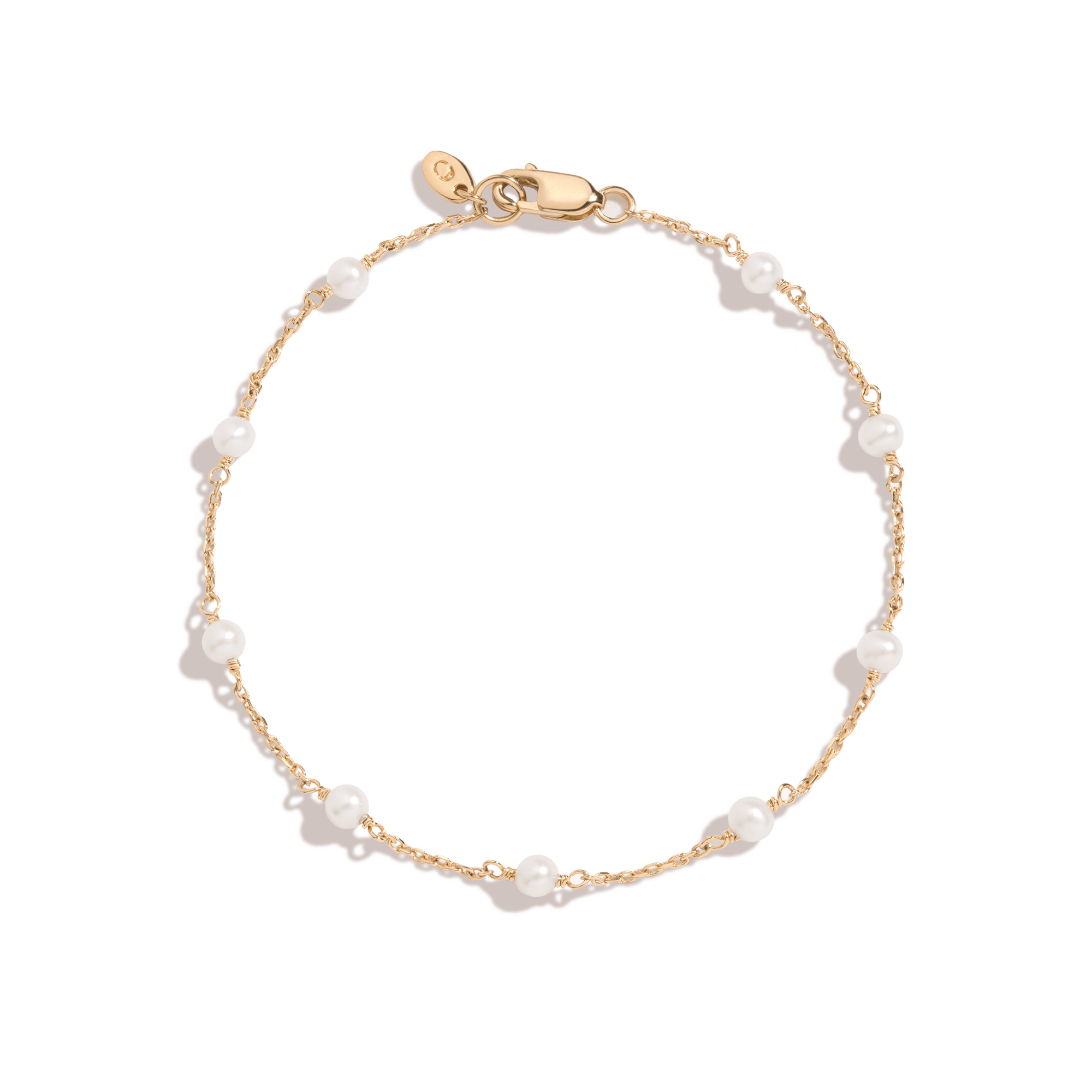 Classic Pearl Station Bracelet
