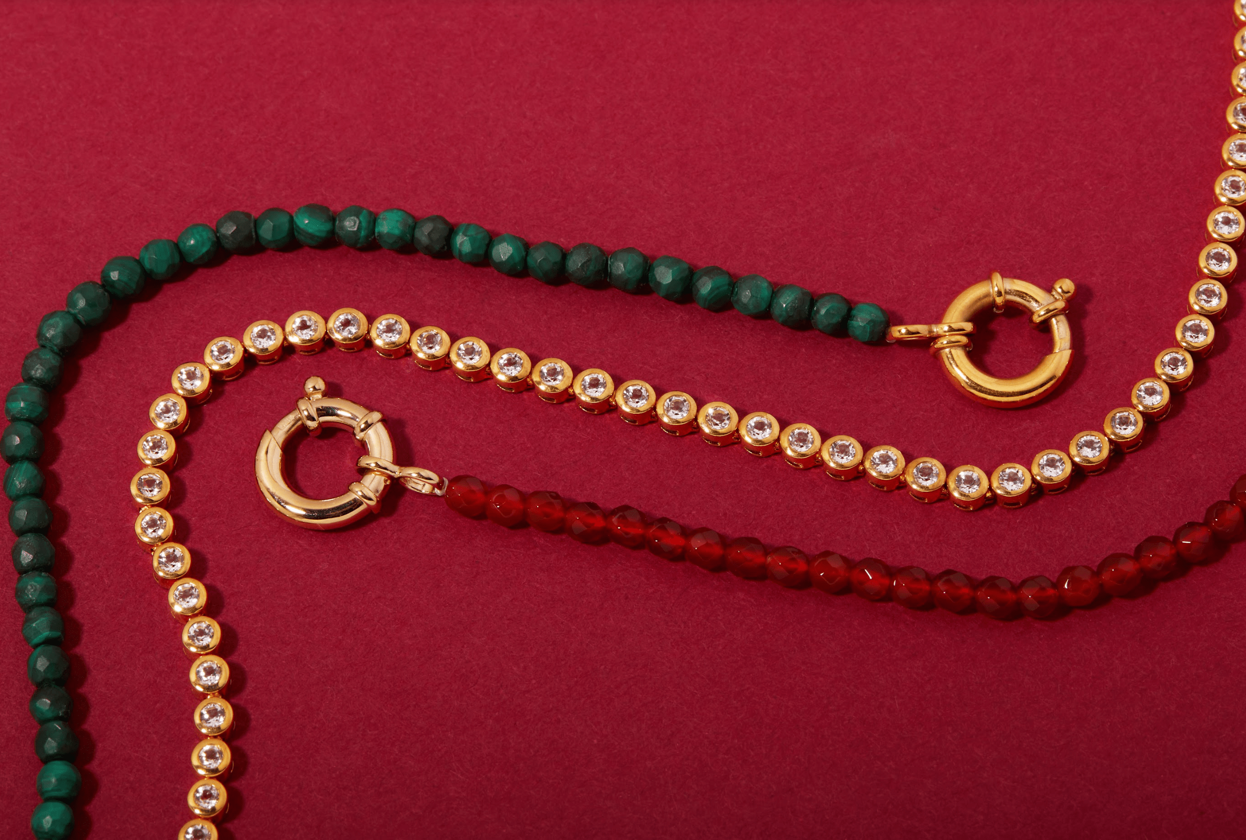 Diamond Bezel Tennis Necklace