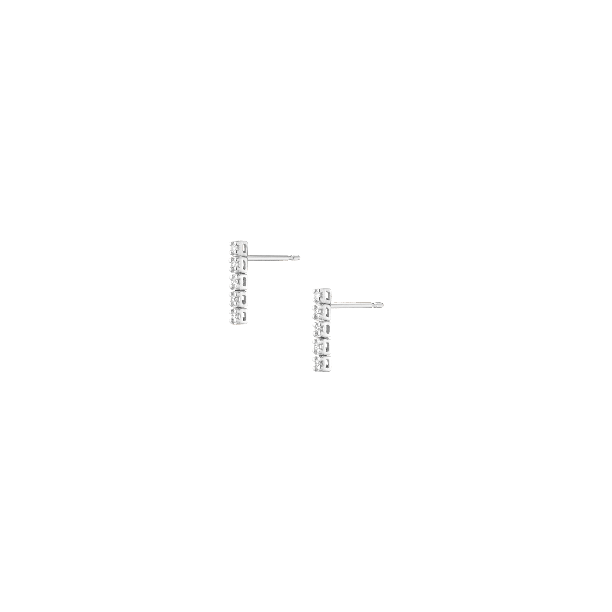 Petite Lab Grown Diamond Tennis Earrings