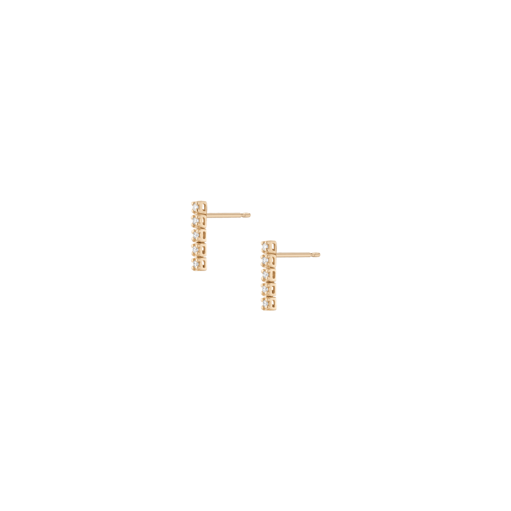 Petite Lab Grown Diamond Tennis Earrings