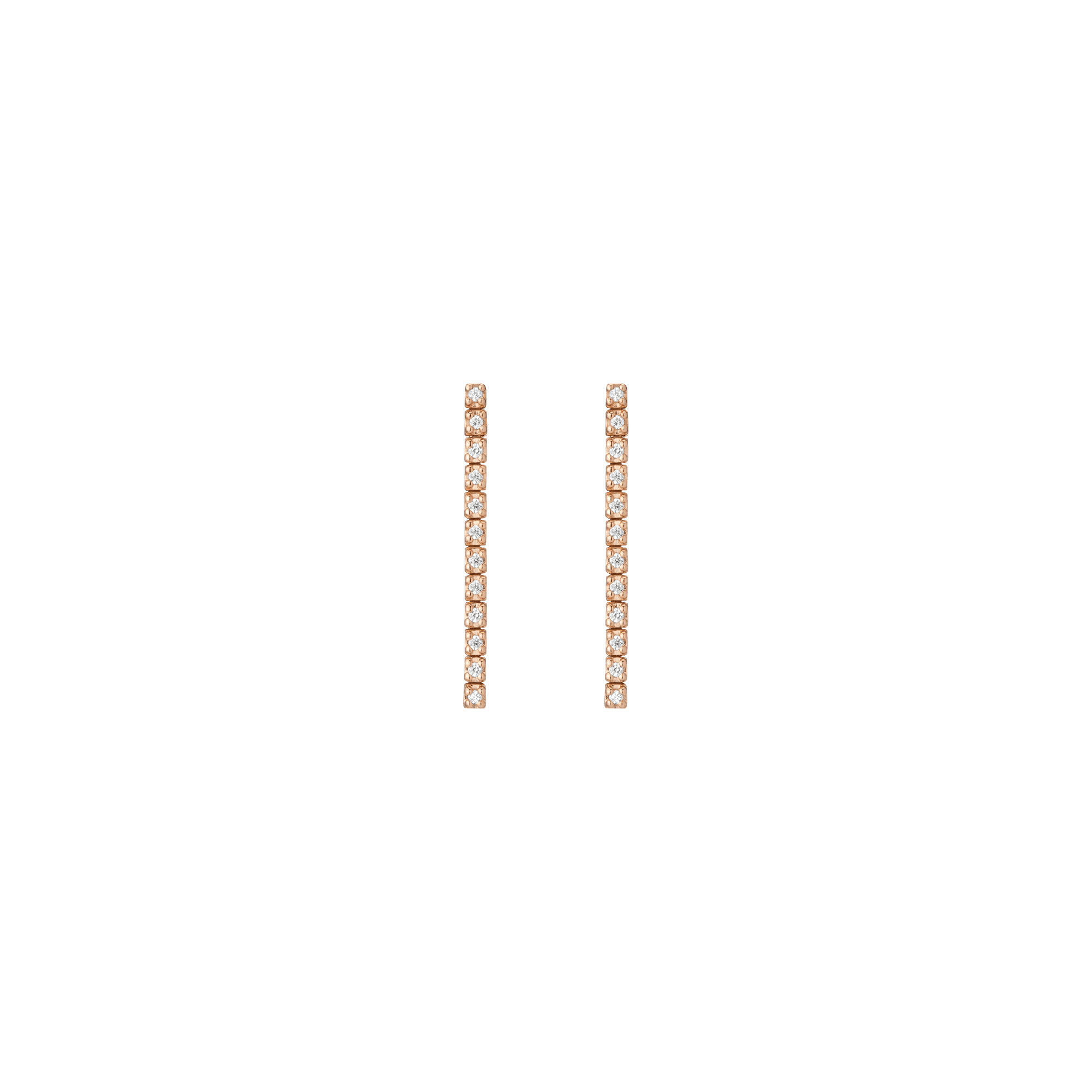 Petite Lab Grown Diamond Tennis Earrings