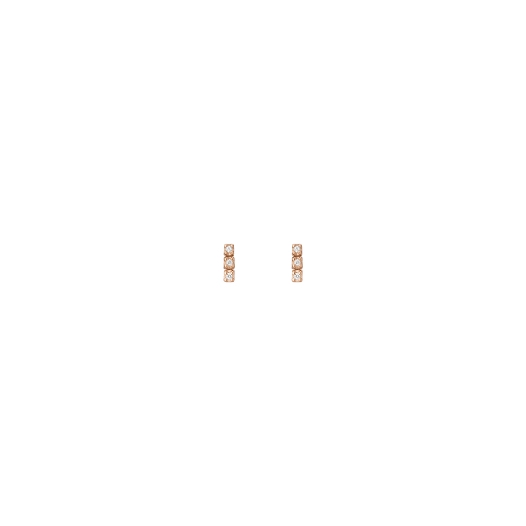 Petite Lab Grown Diamond Tennis Earrings