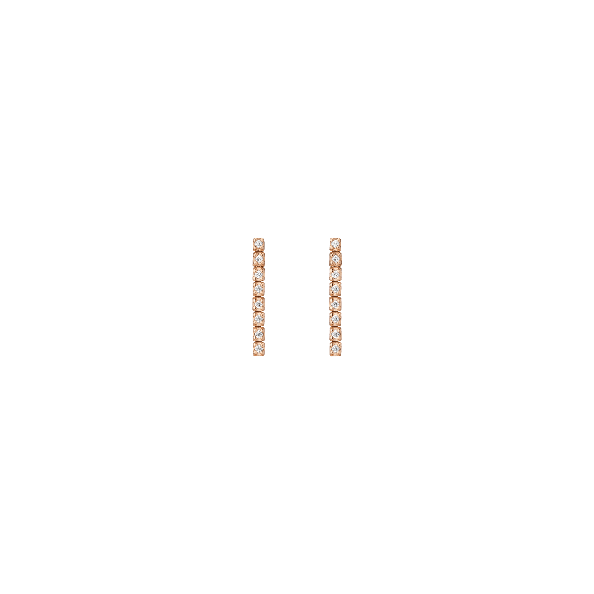 Petite Lab Grown Diamond Tennis Earrings