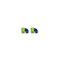 Toi et Moi Gemstone Mini Classic Earring - Peridot & Blue Sapphire
