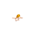 Toi et Moi Gemstone Heirloom Ring - Morganite & Citrine