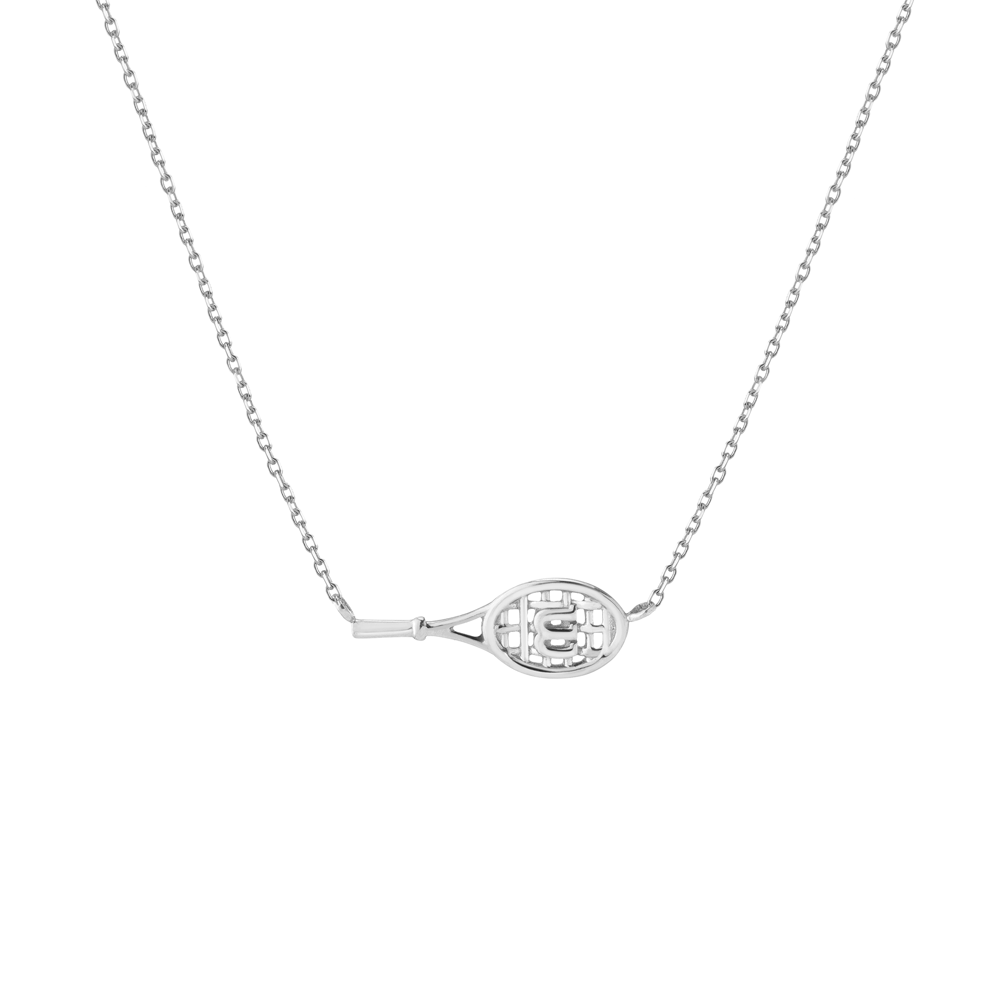 Aurate x Wilson: W Tennis Racket Necklace