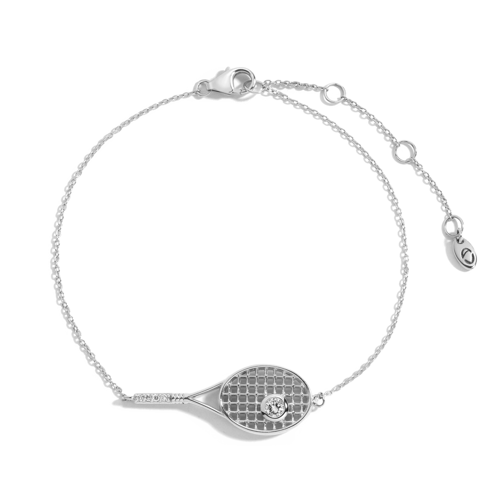 Lab Grown Diamond Tennis Racket Bracelet