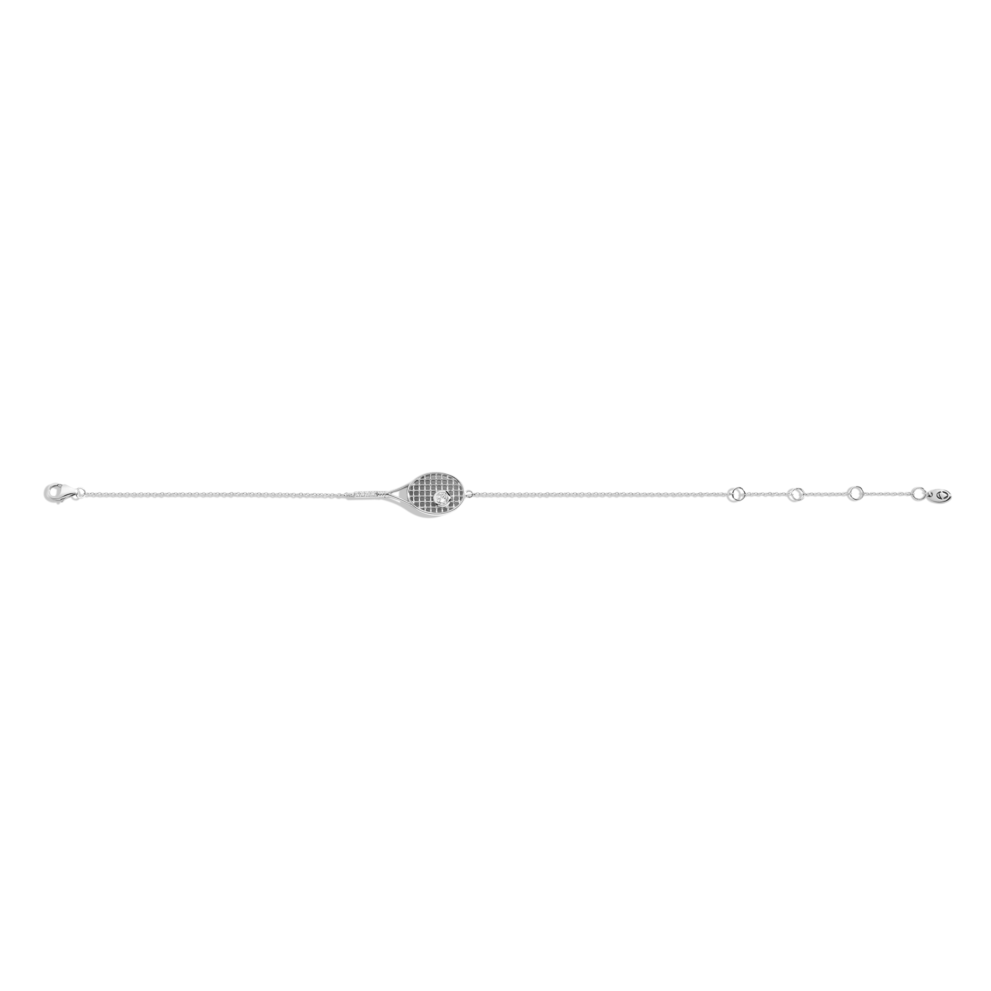 Lab Grown Diamond Tennis Racket Bracelet