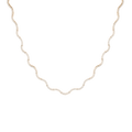 Lab Grown Diamond Wave Tennis Necklace