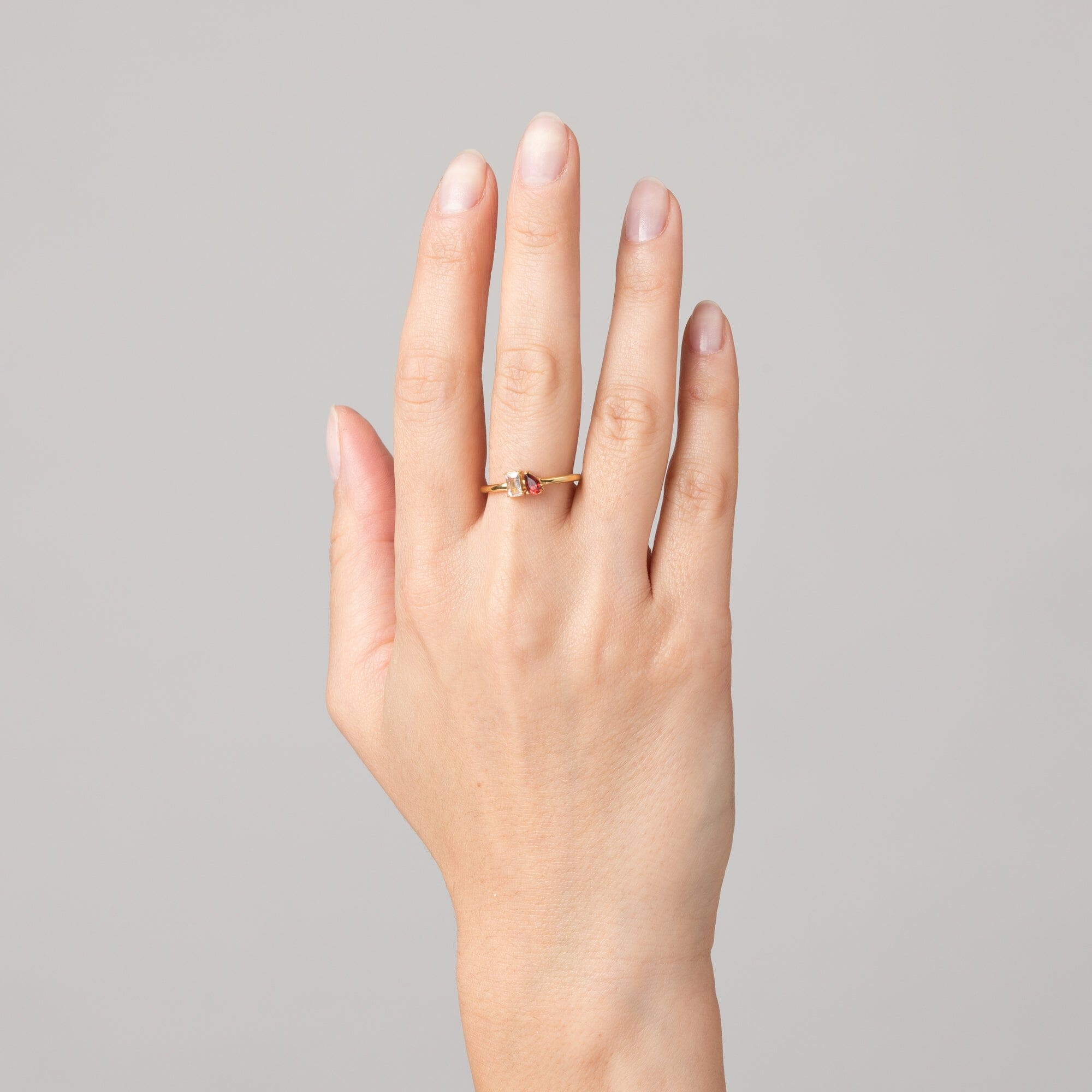 Toi et Moi Gemstone Mini Classic Ring