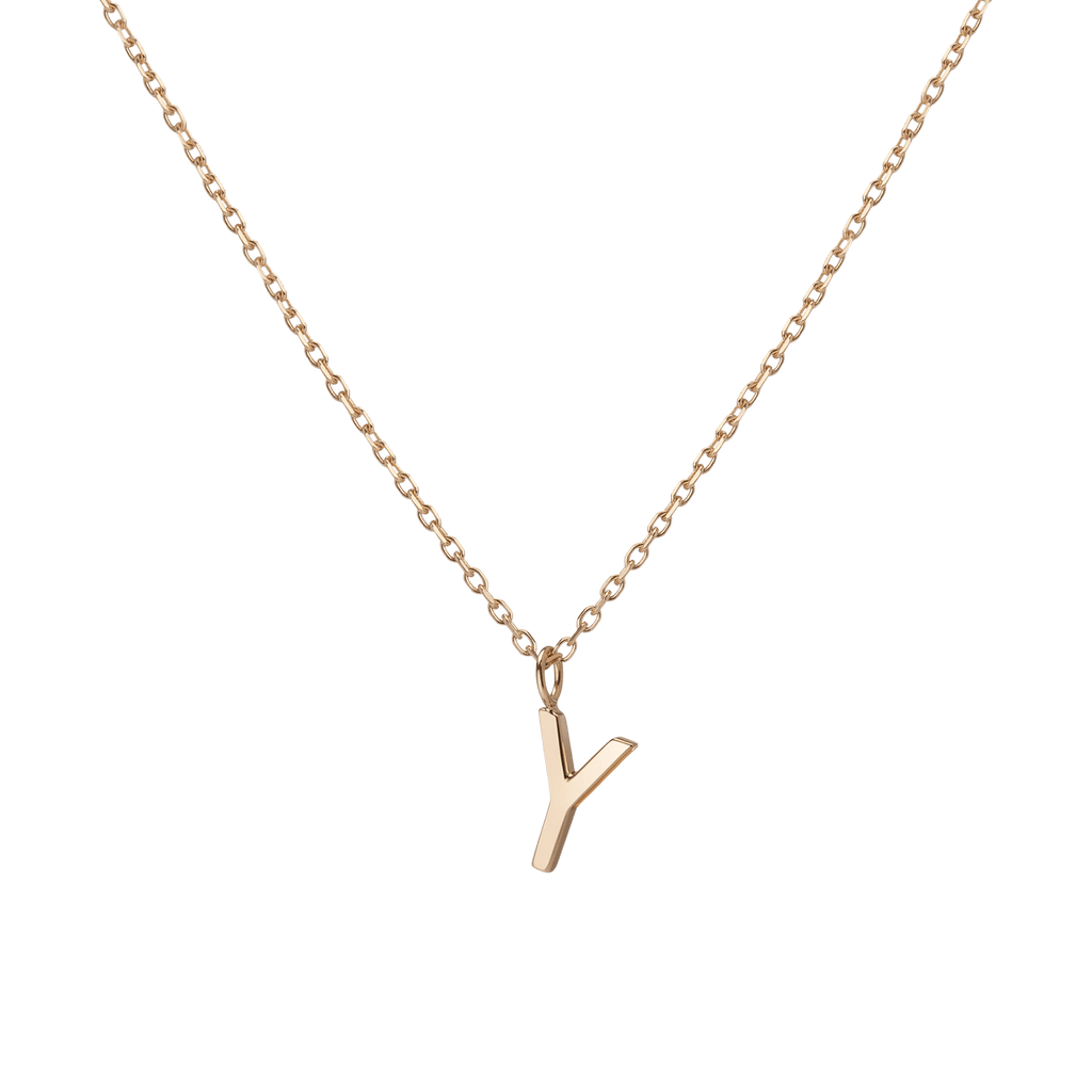 Classic Gold Letter Necklace