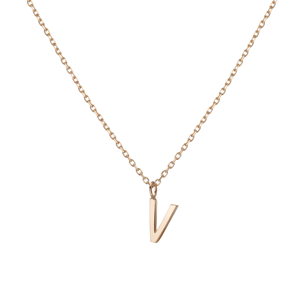 Classic Gold Letter Necklace