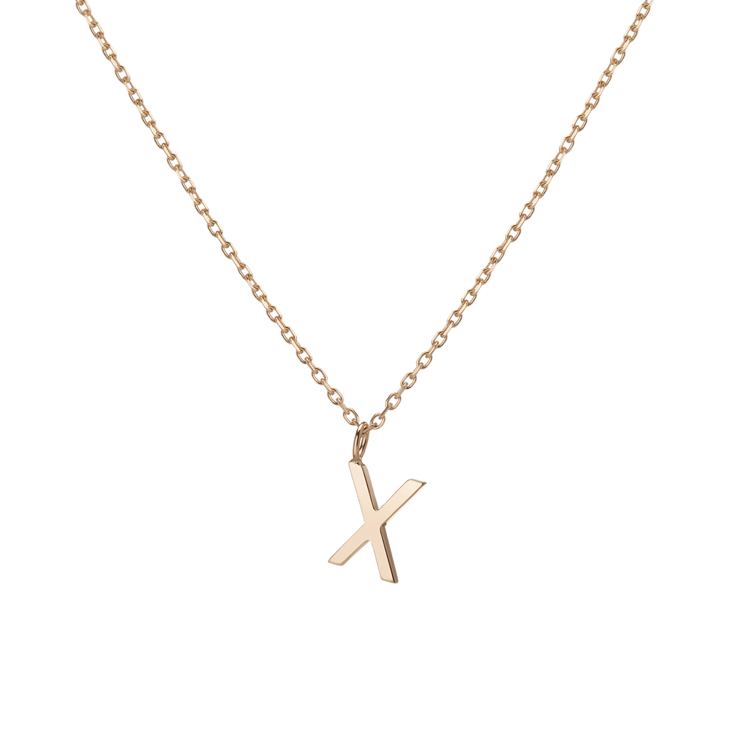 Classic Gold Letter Necklace