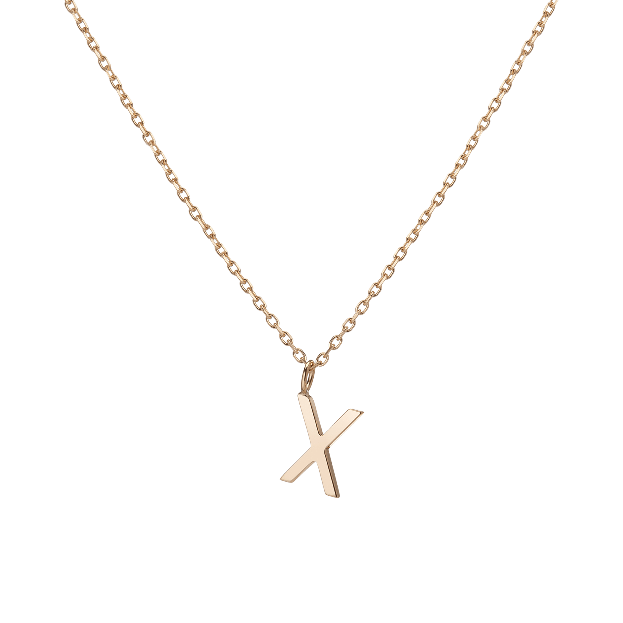 Classic Gold Letter Necklace