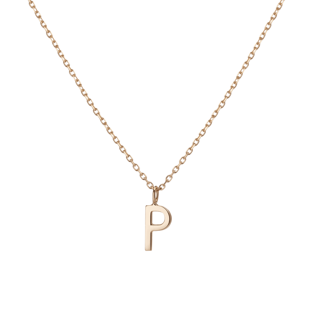 Classic Gold Letter Necklace