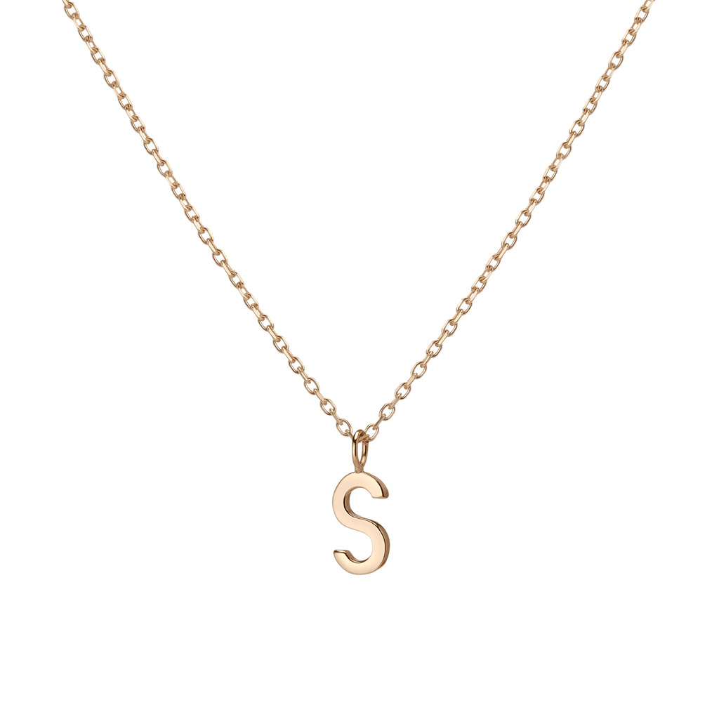 Classic Gold Letter Necklace