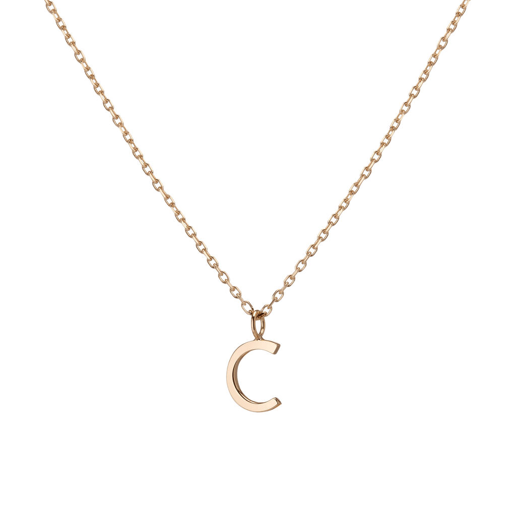 Classic Gold Letter Necklace