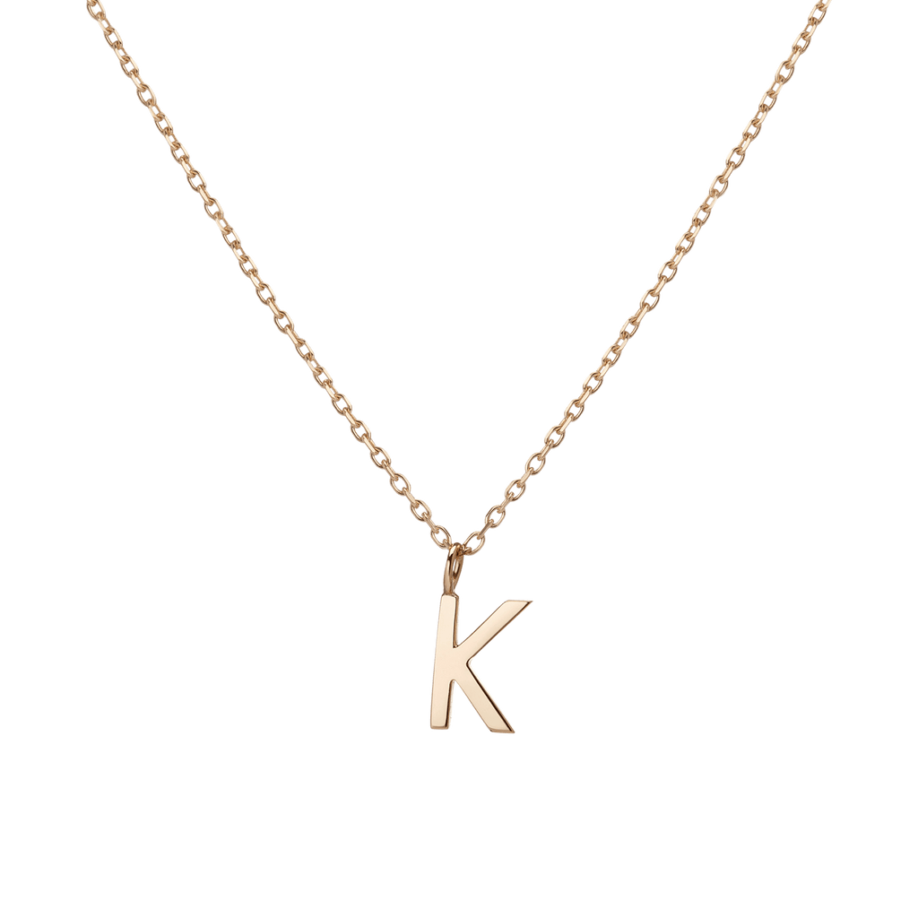 Classic Gold Letter Necklace