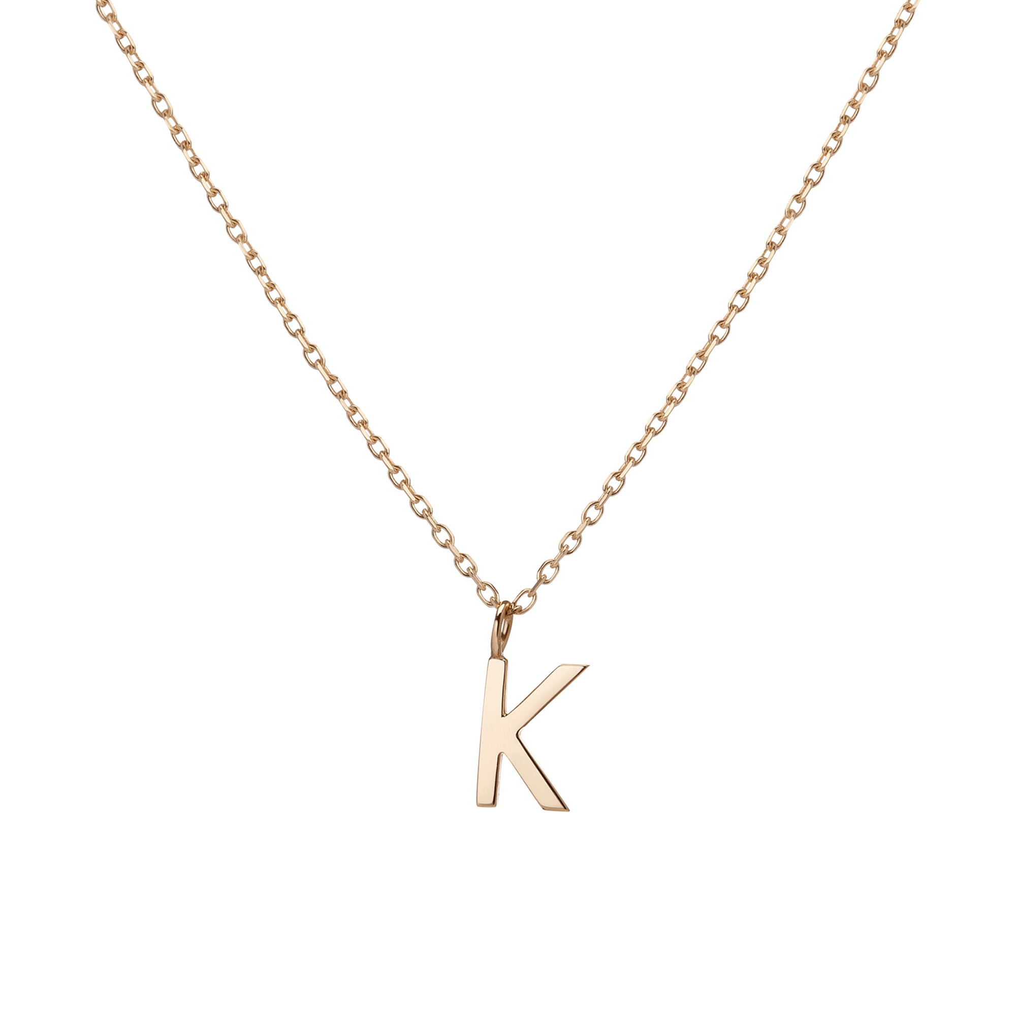 Classic Gold Letter Necklace