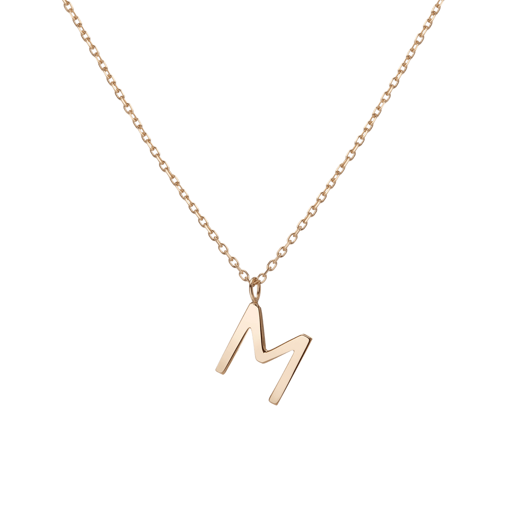 Classic Gold Letter Necklace