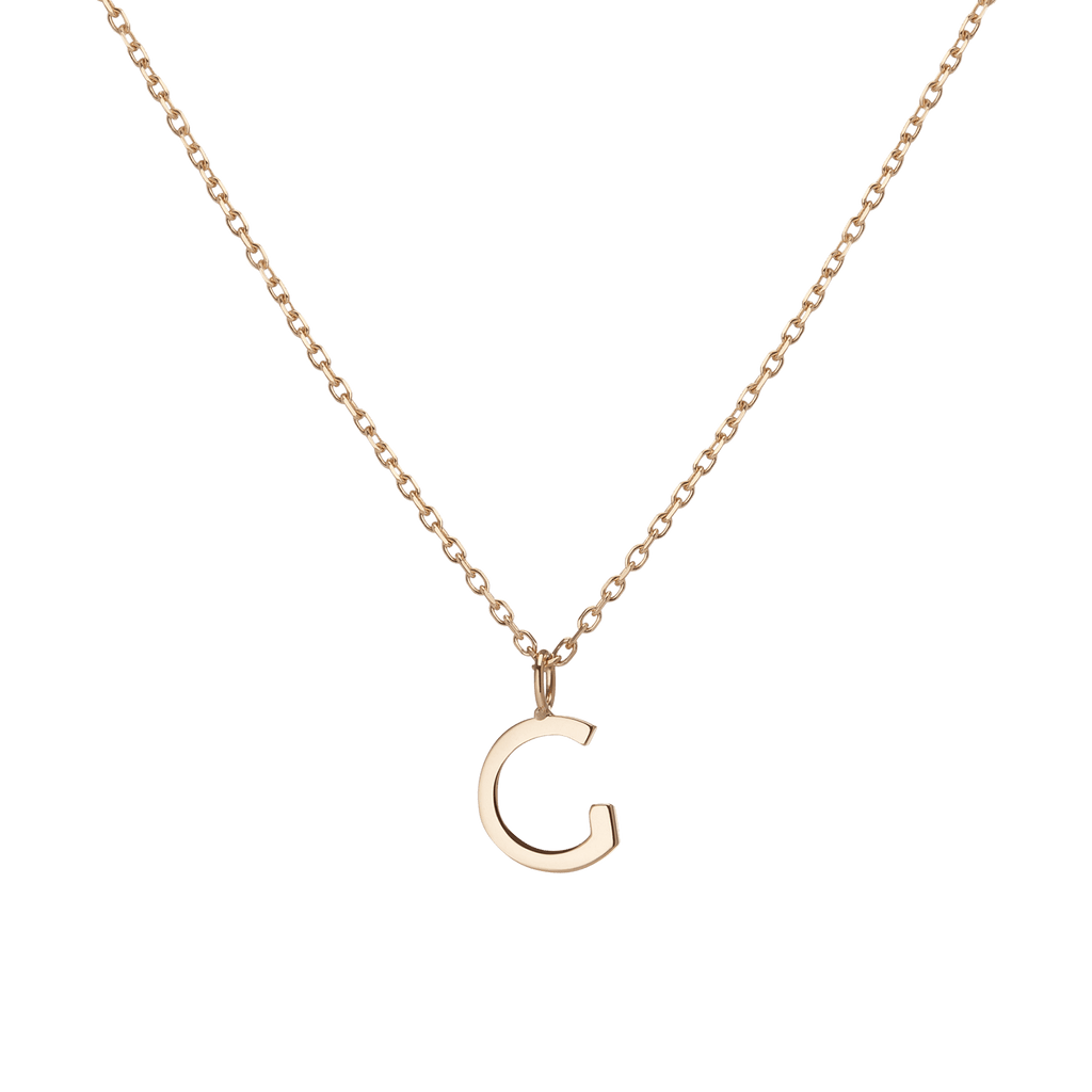 Classic Gold Letter Necklace