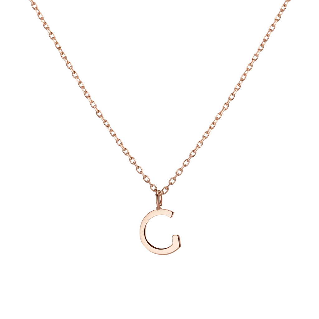 Classic Gold Letter Necklace